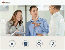 Tablet Screenshot of akros.ch