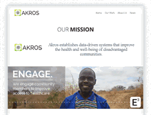 Tablet Screenshot of akros.com